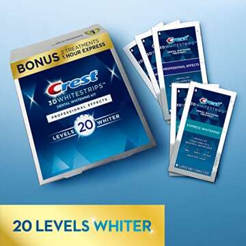 Crest 3D Whitestrips for Professional Teeth Whitening Kit