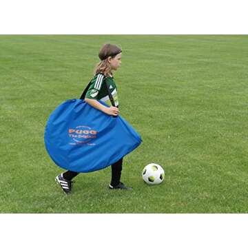 PUGG 4 Foot Pop Up Soccer Goal for Easy Outdoor Play