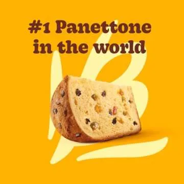 Bauducco Classic Panettone - Moist & Fresh Holiday Cake - Traditional Italian Recipe With Candied Fruit & Raisins 24.0oz (Pack of 1)