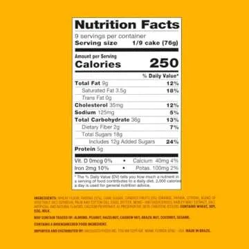 Bauducco Classic Panettone - Moist & Fresh Holiday Cake - Traditional Italian Recipe With Candied Fruit & Raisins 24.0oz (Pack of 1)