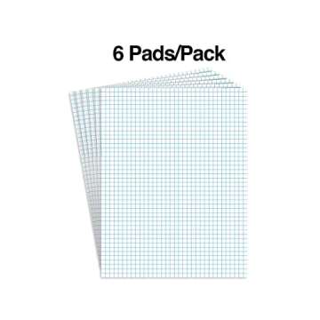 Staples Graph Pads - Durable 6 Pack for Technical Use