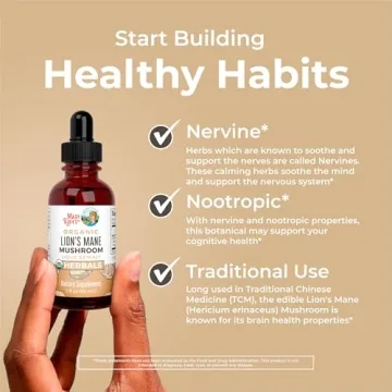 MaryRuth Organics Lion's Mane Mushroom Cognitive Support Supplement