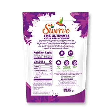 Swerve Ultimate Sugar Replacement Sweetener, 2 Pack, Zero Calories