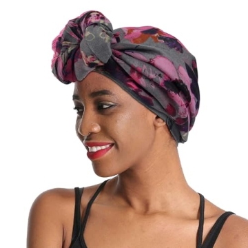 GERINLY Floral Print Scarves for Women | Lightweight Shawl Wraps