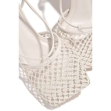 MUCCCUTE Luxe Mesh Stiletto Heels for Women