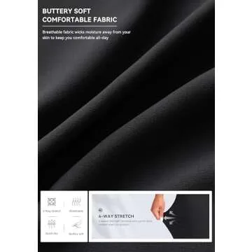 G Gradual Women's Joggers Pants with Zipper Pockets Tapered Running Sweatpants for Women Lounge, Jogging (Black, Large)