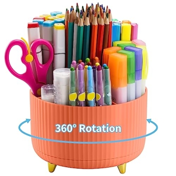 Marbrasse 360-Degree Rotating Organizer for Artistic Spaces