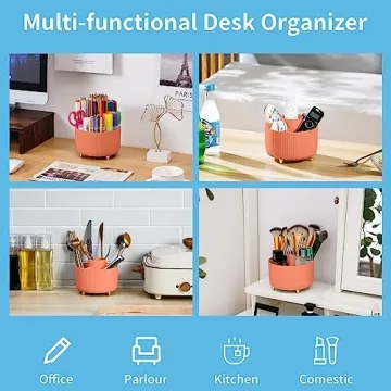 Marbrasse 360-Degree Rotating Organizer for Artistic Spaces
