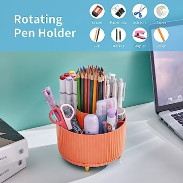 Marbrasse 360-Degree Rotating Organizer for Artistic Spaces
