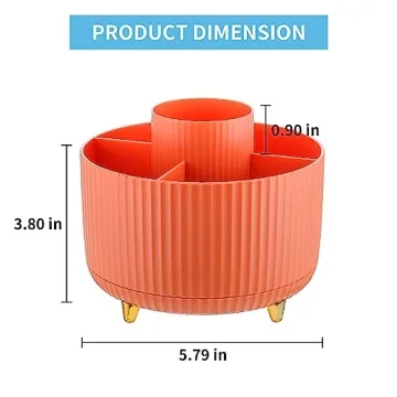 Marbrasse 360-Degree Rotating Organizer for Artistic Spaces