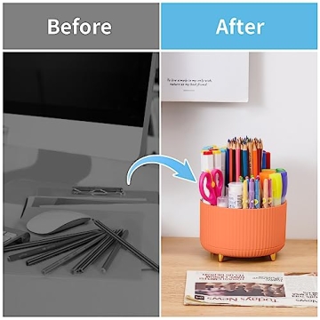 Marbrasse 360-Degree Rotating Organizer for Artistic Spaces