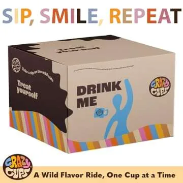 Crazy Cups Flavored Coffee Pods Variety Pack for Keurig