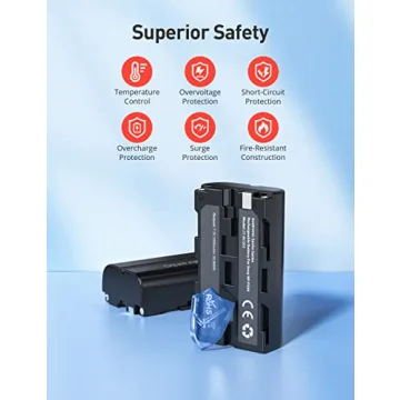 Evatronic NP-F550 Battery Charger Set for Sony Cameras