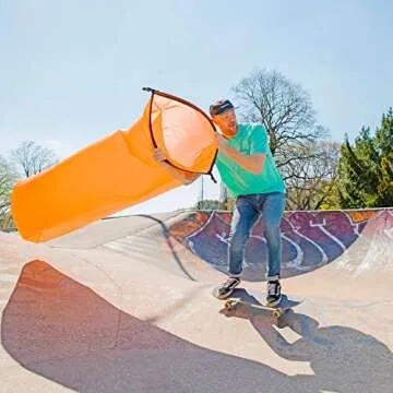 Fatboy Lamzac the Original Version 1 Inflatable Lounger with Carry Bag, Inflatable Couch for Indoor or Outdoor Hangout or Inflatable Lounge Air Chair - Black