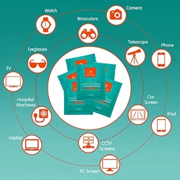 Premium Screen Wipes for Electronic Devices | Anti-Streak & Safe