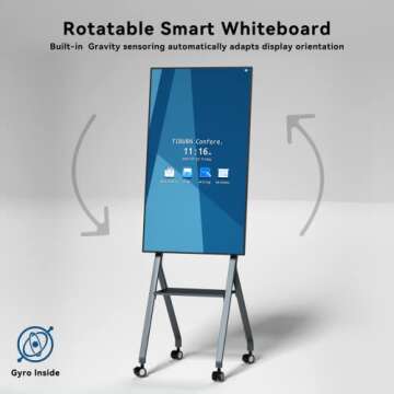 Smart Board, TIBURN FLIP HUB 55" 4K UHD Rotatable Interactive Whiteboard