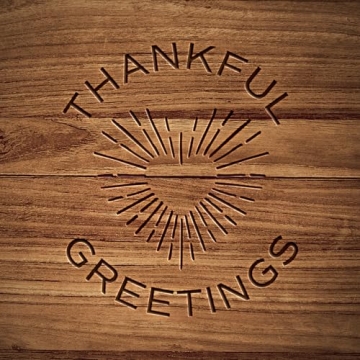 Thankful Greetings 2" Black Matches in Glass Jar with Strikers