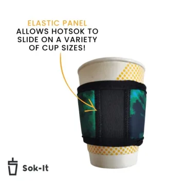Sok It HotSok Reusable Coffee Sleeve - Bright Pink
