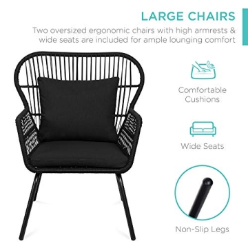 Best Choice Products Bistro Set - Stylish Outdoor Furniture