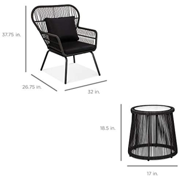 Best Choice Products Bistro Set - Stylish Outdoor Furniture