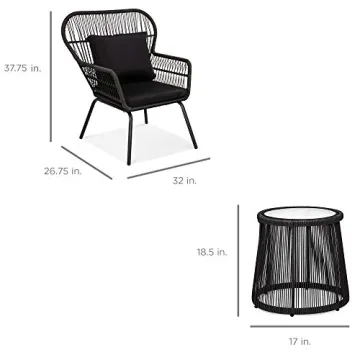 Best Choice Products Bistro Set - Stylish Outdoor Furniture