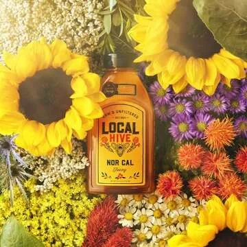 Local Hive Raw Unfiltered Honey 16 oz - Pure Flavor