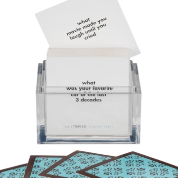 TableTopics Dinner Party - 135 Fun Question Cards - Perfect for Dinner Parties with Friends & Family...