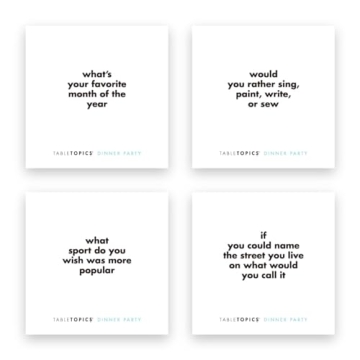 TableTopics Dinner Party Set - 135 Engaging Question Cards