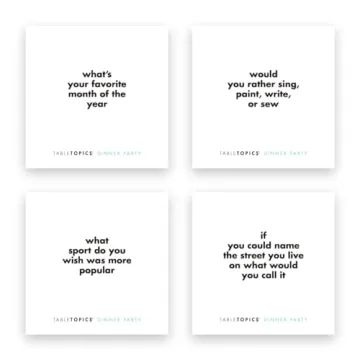 TableTopics Dinner Party Set - 135 Engaging Question Cards