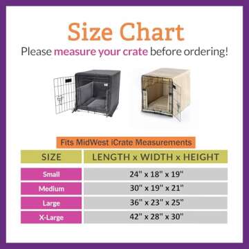 Pet Dreams 3-Piece Set Includes Dog Crate Cover, Dog Mat & Bumper Pad- Washable Kennel Bedding fits iCrate Dog Cages 24, 30, 36, 42 Inch (Khaki, Medium, 30")