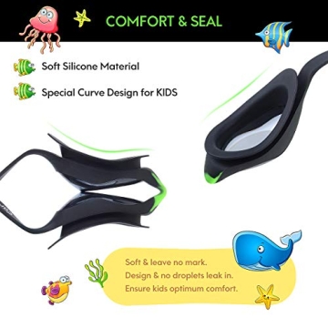 Careula Kids Swim Goggles for Ages 2-12 - Buy Now!