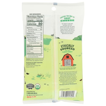 Organic Valley Mozzarella String Cheese for Healthy Snacking