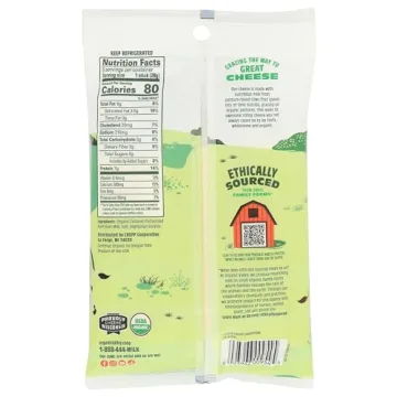 Organic Valley Mozzarella String Cheese for Healthy Snacking