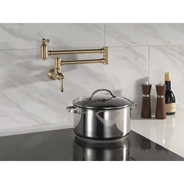 Delta Traditional Gold Pot Filler for Effortless Cooking