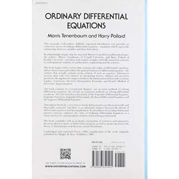 Ordinary Differential Equations (Dover Books on Mathematics)