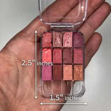 Vueset Bella Palette - Compact 16 Sections Makeup Organizer