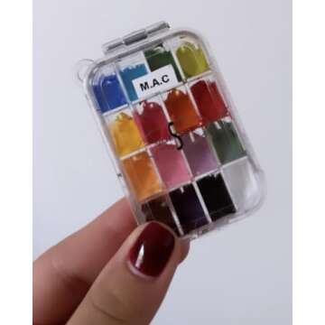 Vueset Bella Palette - Compact 16 Sections Makeup Organizer