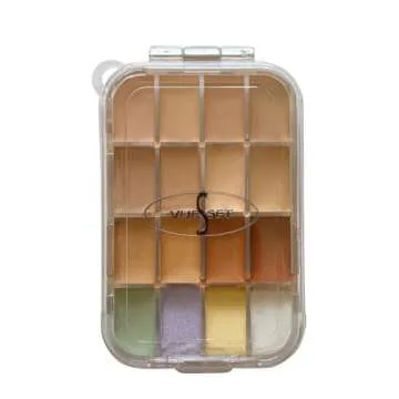 Vueset Bella Palette - Compact 16 Sections Makeup Organizer