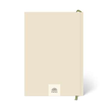 Papier Hardback Recipe Journal - Cream, 8.46" L x 6.02" W | Hardcover Food Recipe, Cooking & Dining ...