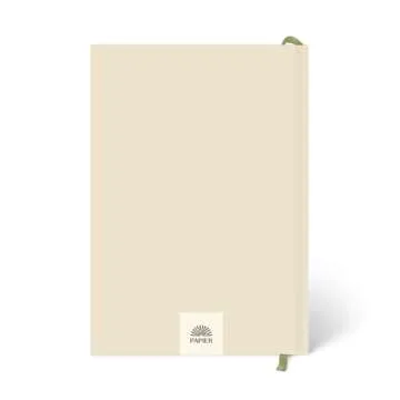 Papier Hardback Recipe Journal - Cream, 8.46" L x 6.02" W | Hardcover Food Recipe, Cooking & Dining ...