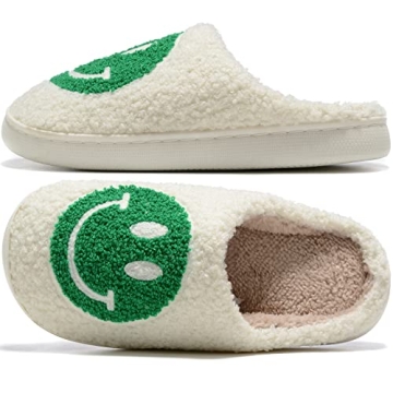 Kolege Retro Soft Fluffy Warm Slippers for Ultimate Comfort