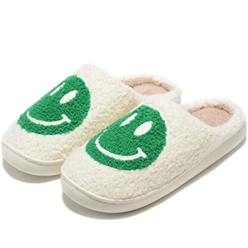 Kolege Retro Soft Fluffy Warm Slippers for Ultimate Comfort