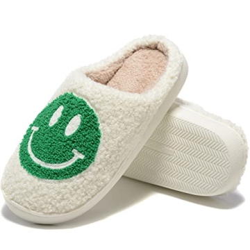 Kolege Retro Soft Fluffy Warm Slippers for Ultimate Comfort