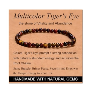 Massive Multicolor Tiger's Eye Beads Bracelet - Vitality & Abundance