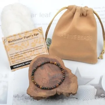 Multicolor Tiger's Eye Bracelet for Vitality & Energy