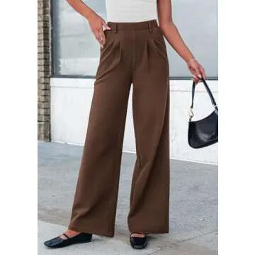 PRETTYGARDEN Women's Wide Leg Dressy Casual Pants