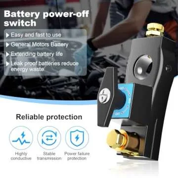 Durable Battery Disconnect Switch for Cars and RVs