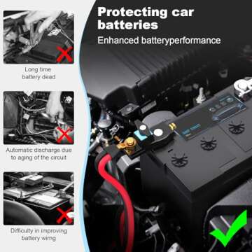 Durable Battery Disconnect Switch for Cars and RVs