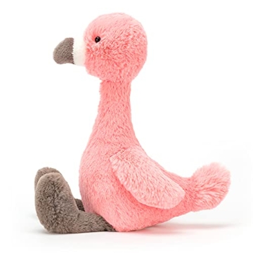 Jellycat Bashful Flamingo Plush Toy, Soft and Adorable