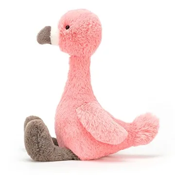 Jellycat Bashful Flamingo Plush Toy, Soft and Adorable